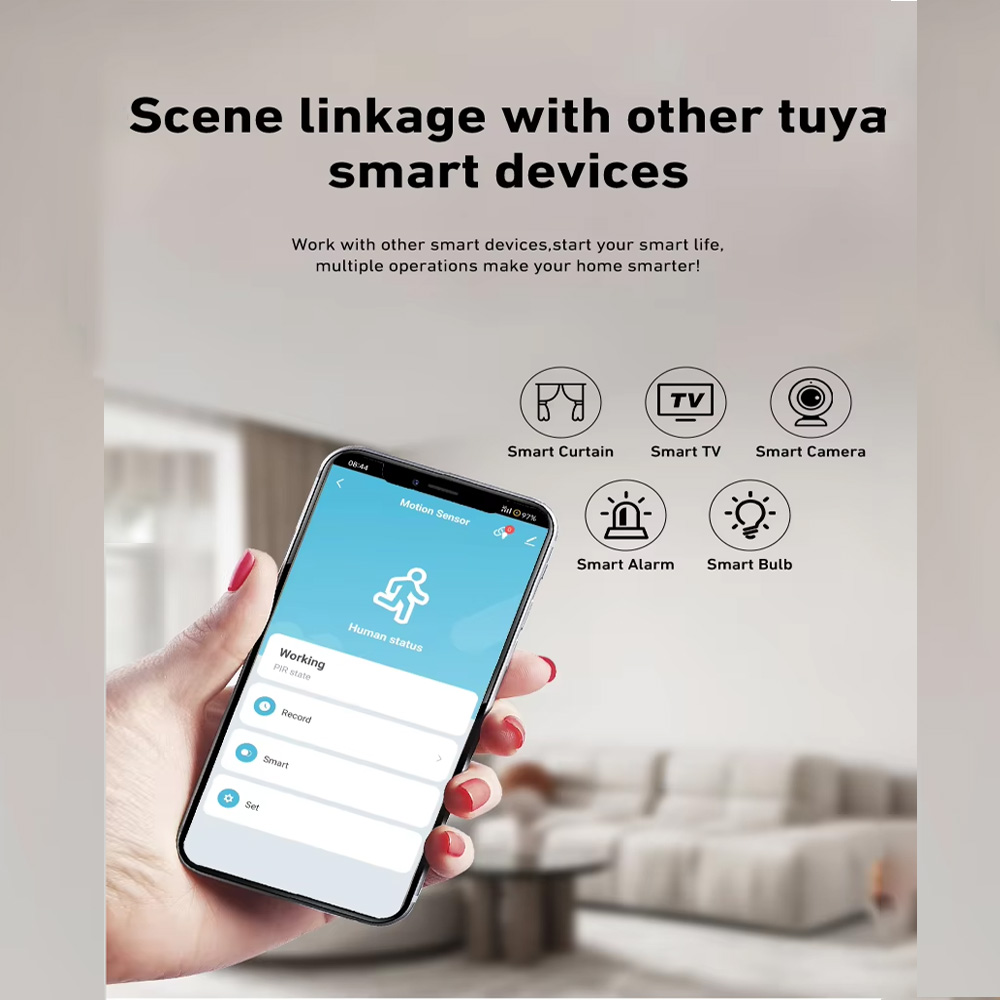 Smart PIR Motion Sensor WiFi Z - Home Automation Technology ulasan dan harga