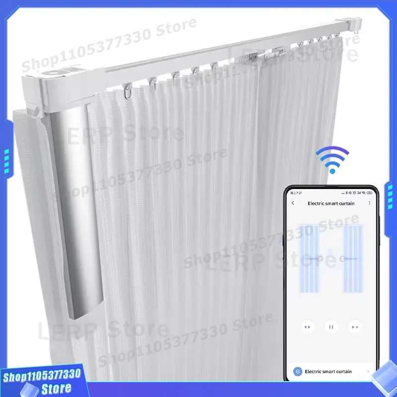 Smart Electric Curtain Track M - Home Automation System Design ulasan dan harga